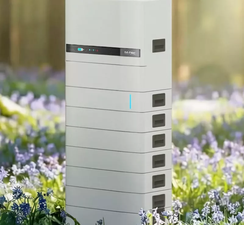 Stromspeicher von Haus der Energie im Frühjahr
